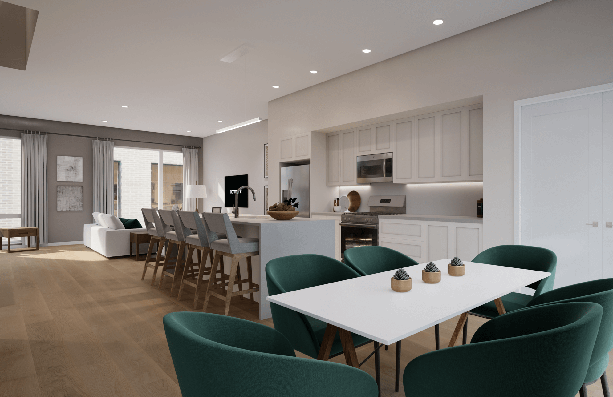 The Commodore 3 & 4 Bedroom Townhomes Northbank